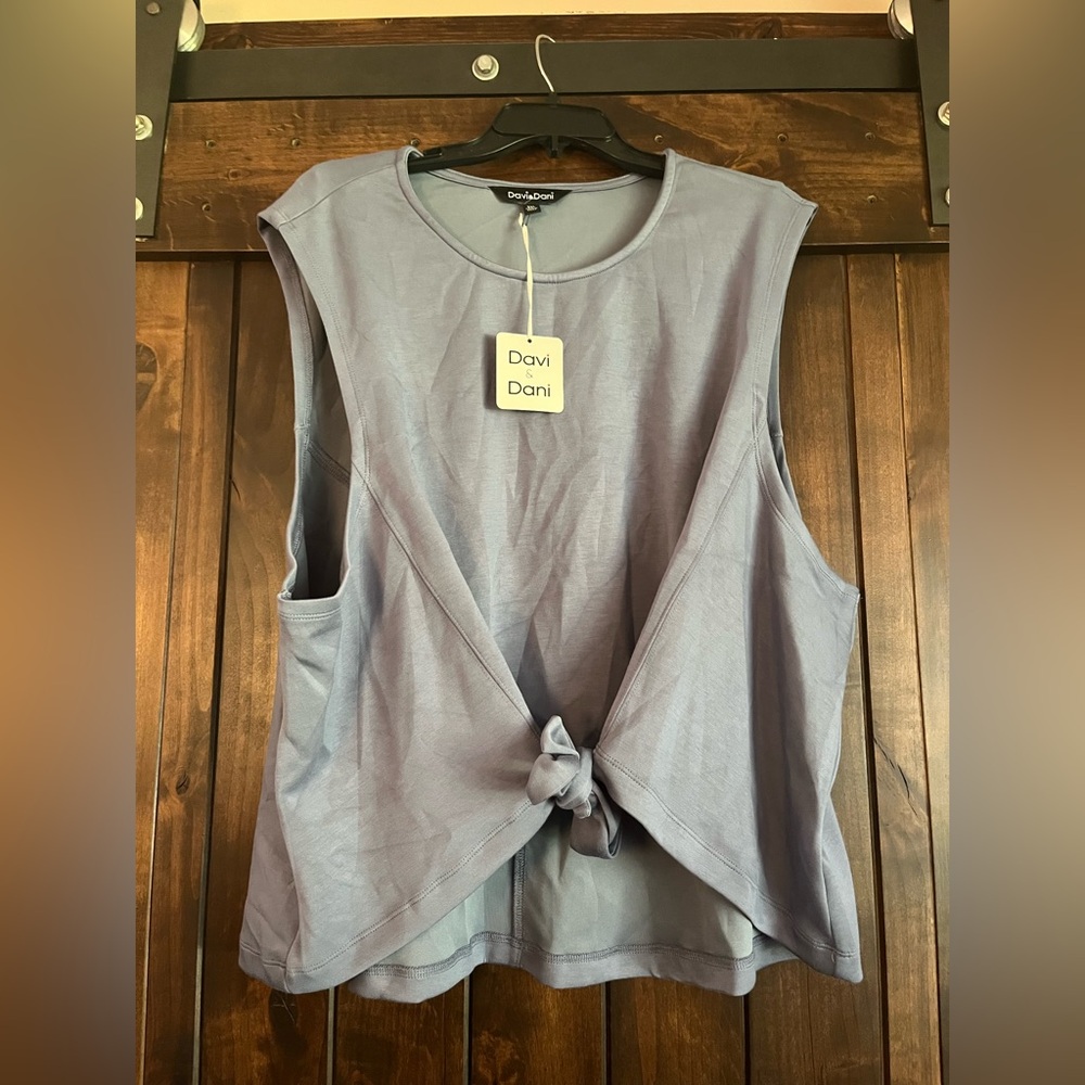 DAVI & DANI Blue/ Grey Relaxed Fit Set - Picture 2 of 7